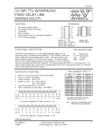 Datasheet DDU7F-xxMC3 производства Data Delay