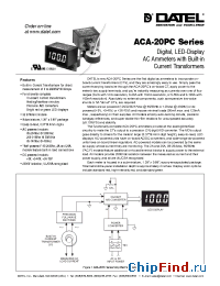 Datasheet ACA-20PC-1 производства Datel