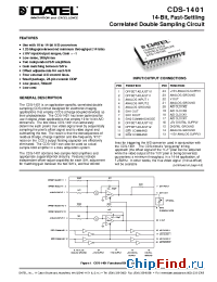 Datasheet CDS-1401 производства Datel