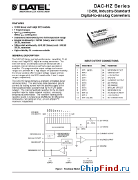 Datasheet DAC-HZ12BMC производства Datel