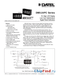 Datasheet DMS-20PC-2-RL производства Datel