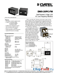Datasheet DMS-20PC-3-FM производства Datel