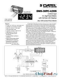 Datasheet DMS-20S-24BS-I производства Datel