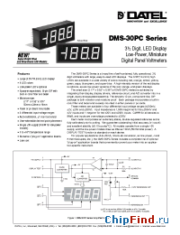 Datasheet DMS-30PC-0 производства Datel