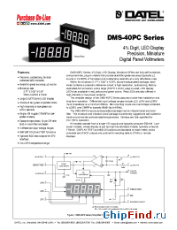 Datasheet DMS-40PC-2 производства Datel