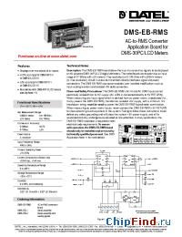 Datasheet DMS-EB-RMS производства Datel