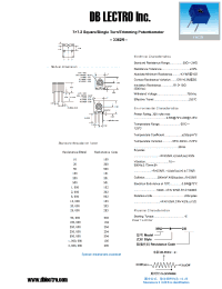 Datasheet 20215BNMST12 manufacturer DB Lectro
