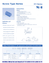 Datasheet 311-021-0502-0010 manufacturer DB Lectro