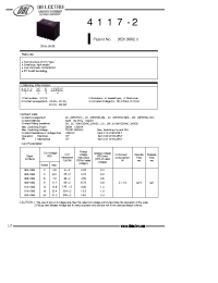 Datasheet 4117-22CS9VDC manufacturer DB Lectro