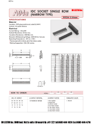 Datasheet A04A16BS1 manufacturer DB Lectro