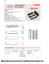 Datasheet A07A20BSB1 manufacturer DB Lectro