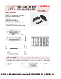 Datasheet A0910ASBB1 manufacturer DB Lectro
