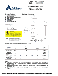 Datasheet BTL-32AMC-A4-R manufacturer DB Lectro