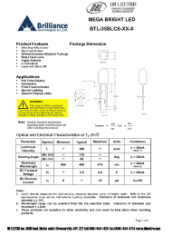 Datasheet BTL-35BLCS-XX-I manufacturer DB Lectro