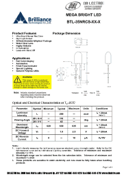 Datasheet BTL-35NRCS-O3-M manufacturer DB Lectro