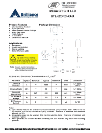 Datasheet BTL-52DRC-R2-Q manufacturer DB Lectro