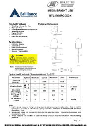 Datasheet BTL-54NRC-O3-P manufacturer DB Lectro