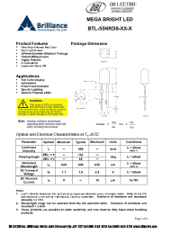 Datasheet BTL-55NRDS-O2-K manufacturer DB Lectro