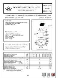 Datasheet BR351W производства DCCOM