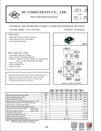 Datasheet KBPC5001 производства DCCOM
