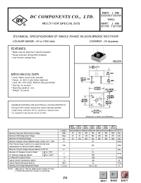 Datasheet MB5004W manufacturer DCCOM