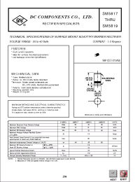 Datasheet SM5819 manufacturer DCCOM