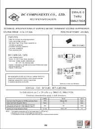 Datasheet SMAJ64 manufacturer DCCOM