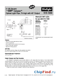 Datasheet 515-1009 производства Dialight