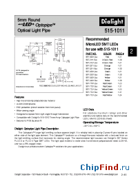 Datasheet 515-1011 производства Dialight