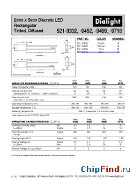 Datasheet 521-9452 производства Dialight