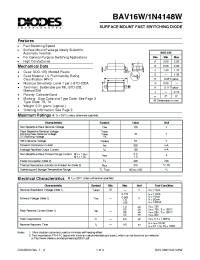 Datasheet 1N4148W-7 производства Diodes