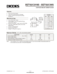 Datasheet BZT52C6V8S производства Diodes