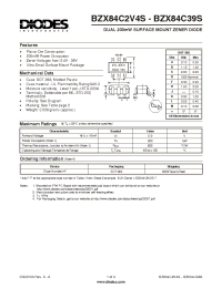 Datasheet BZX84C3V6S manufacturer Diodes