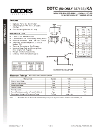 Datasheet DDTC124GKA-7 производства Diodes