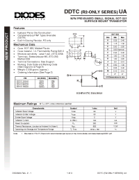 Datasheet DDTC144GUA-7 производства Diodes