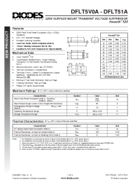 Datasheet DFLT43A-7 производства Diodes
