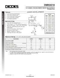 Datasheet DMN3210-7 производства Diodes