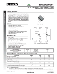 Datasheet NMSD200B01-7 производства Diodes