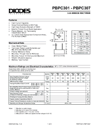 Datasheet PBPC302 производства Diodes