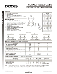 Datasheet SDMG0340 manufacturer Diodes