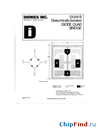 Datasheet DI914-2B производства Dionics