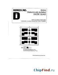 Datasheet DI914-2Q производства Dionics