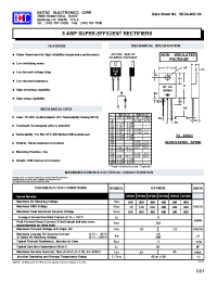 Datasheet BYT08P-400A производства Diotec