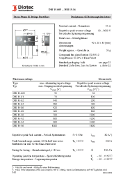 Datasheet DBI15-005 производства Diotec