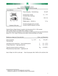 Datasheet MMSZ5227B производства Diotec