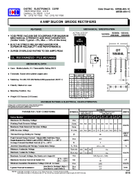 Datasheet PBL302 производства Diotec