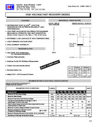 Datasheet RGP1180 manufacturer Diotec