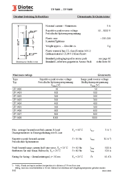 Datasheet UF5403 производства Diotec