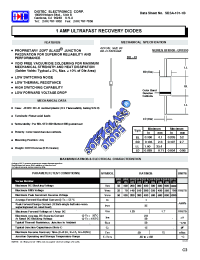 Datasheet UFR106 производства Diotec