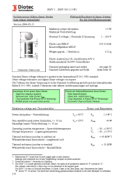 Datasheet ZMY150 производства Diotec